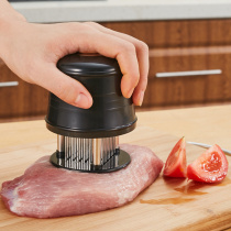 Stainless steel pine meat needle household meat tender broken tendon steak German fine steak piercing meat hammer artifact
