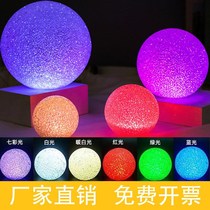 Stage hand holding lamp ball stage performance hand holding luminous round ball lamp dance chorus hand hold water crystal ball lamp prop light