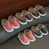 Детские полиуретановые утепленные тапочки подходит для мужчин и женщин для влюбленных, семейный стиль, мягкая подошва