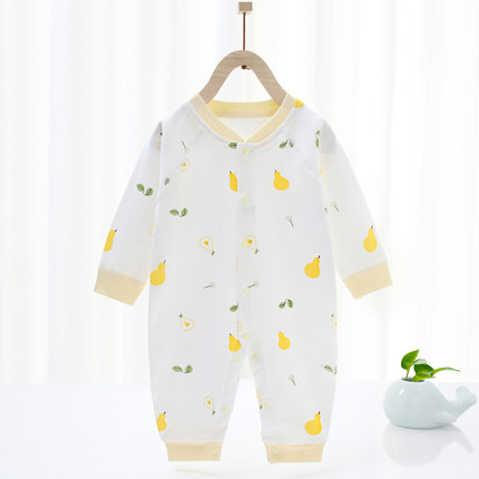 0一3婴儿衣服女纯棉春秋新生宝宝连体衣春款6男12月薄款春装无骨 第67张