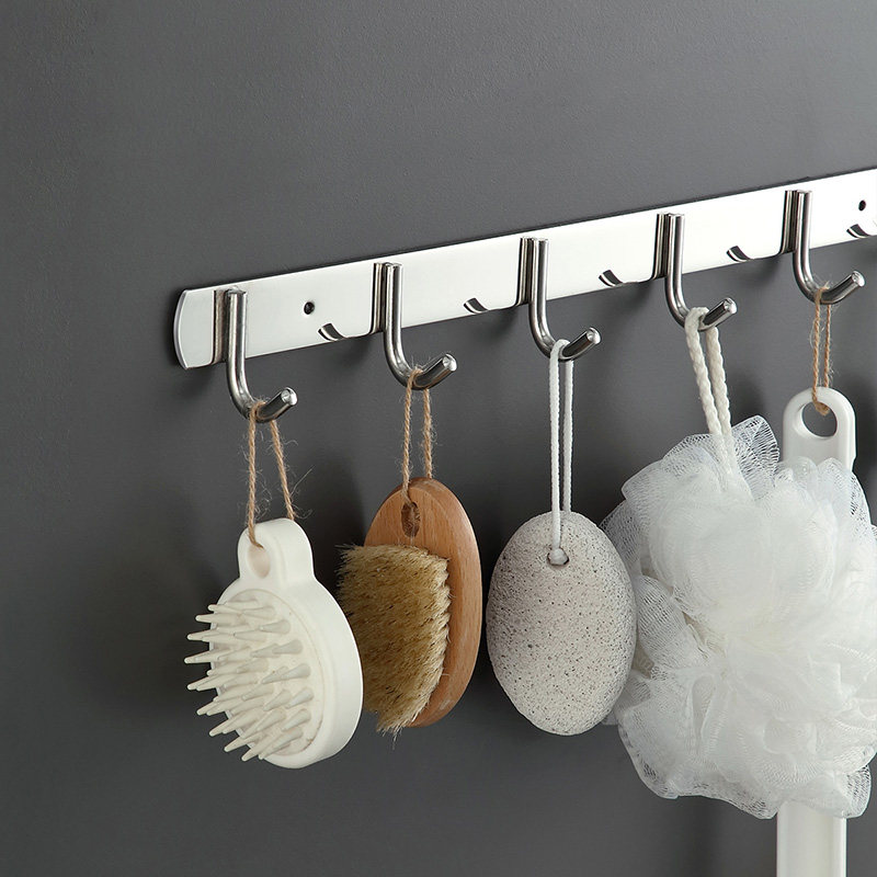 Strong hook Dormitory wall-mounted wall-bonded bearing without punching without trace viscose strong door hook on the wall