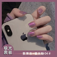 Фиолетовое желе+порошок Aurora 04