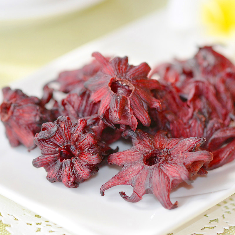 Thailand imported hibiscus dried sweet and sour rose eggplant can be eaten ready to brew hibiscus flower tea flower and fruit tea