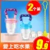 Túi đựng thức ăn hút nước trái cây mới cho bé tập nhai răng hàm đồ chơi bằng silicone đa chức năng. - Gutta-percha / Toothbrsuh / Kem đánh răng