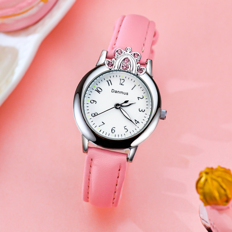 Children's watch girl waterproof girl princess Han Edition Xiaoqing junior high school girl electronic pointer