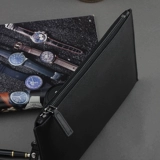 Сумка с петлей на руку, кожаная маленькая сумка клатч для отдыха, трендовый бумажник, из натуральной кожи