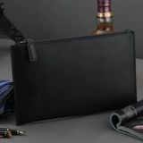 Сумка с петлей на руку, кожаная маленькая сумка клатч для отдыха, трендовый бумажник, из натуральной кожи