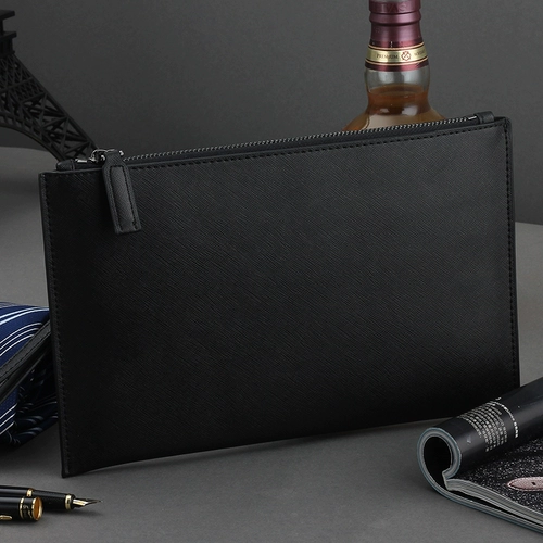 Сумка с петлей на руку, кожаная маленькая сумка клатч для отдыха, трендовый бумажник, из натуральной кожи