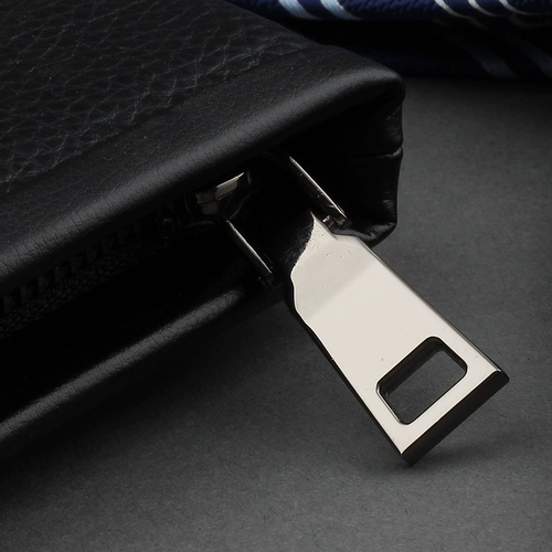 Мужская сумка с петлей на руку, маленькая сумка клатч, кожаная барсетка, воловья кожа, из натуральной кожи