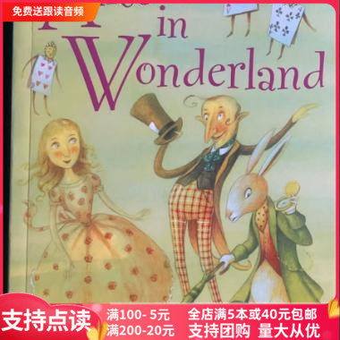 Alice in Wonderland Alice's Adventures in Wonderland Youth Enlightenment Bridge Chapter Storybook