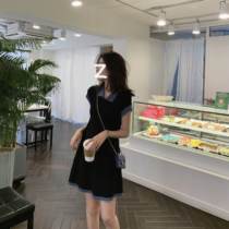 Misswarm Leisure Xiaoxiang Wind suit Summer Fashion temperament Semi-body dress net Red Ocean Two sets Skirt Woman