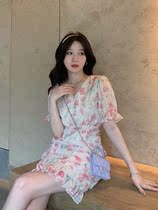 2022 Summer Pure Desire Bag Hip Crummy Dress Printed Short Skirt Collection Waist Display Slim Faststyle Tea Hysteria Dresses Summer Season