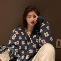 Big code gentle sweet and thin fur coat woman loose outside wearing retro 2021 The new autumn and winter ladies cover the lazy wind