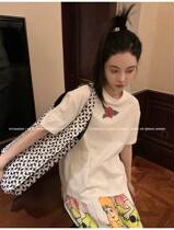 Dimeins New Fashion Light Cooked Breeze Womens Wear Casual Sleeveless Short Sleeve Shirt T-Shirt Tshirt Suit Women Summer Money