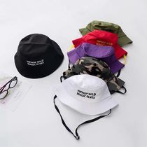 Boy Street Dance Tide Boy 100 Hitch Child Bifacial Fisherman Hat Breathable Female Boy Great Hat Peak Autumn Winter Boy Tide Dress