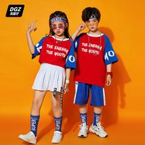 Primary and secondary school student group sports performances for six-one children cheerleader kindergarten acting costume summer