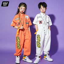 Children hiphop street dance Chaumen suit boy hip-hop Tide Card Children Costume to serve girl handsome performance costumes