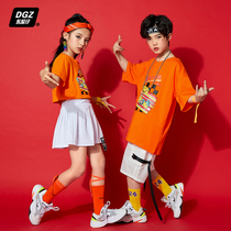 Six-1st Childrens Festival Cheerleader Show Clothing for Primary and Secondary Students Games Girls Lady