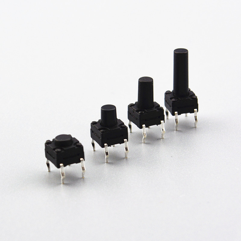 Manufacturer tap switch 6x6*5 micro - motion button 4 waterproof dust and dust - proof four-foot bubble machine washing machine button