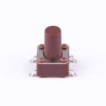 SMD touch switch 6*6 patch button reset button high temperature 260 degrees fixed handle foot distance 9mm