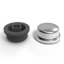 KHAN light touch switch button cap round fit 12 * 12 square head 3 8 * 3 8 button cap SC227 plated button