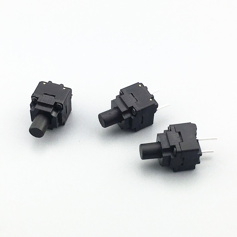 Manufacturers direct sales 8*8 waterproof tap switch Short medium diode washing machine button Micro switch reset plugin