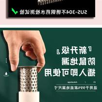 Kitchen sewer pipe anti-rat washing machine drain pipe anti-bite round anti-rat floor drain artifact stainless steel filter