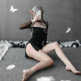 Сексуальное нижнее белье, ципао, униформа, комплект, с акцентом на бедрах, косплей