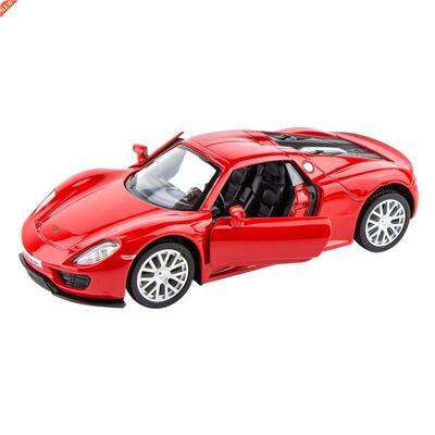 1/36 Porsche 918 Металлическая транспортная машина.