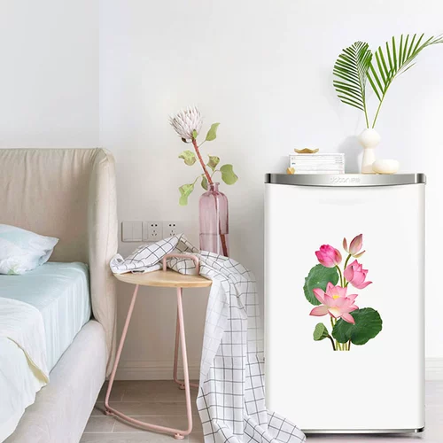 Креативные наклейки на стену, водонепроницаемый туалет, наклейка, в цветочек