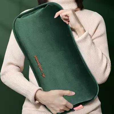 Hot water bottle rechargeable explosion-proof warm water bag Female baby bed special water injection electric hand warmer female cervical spine hot compress bag
