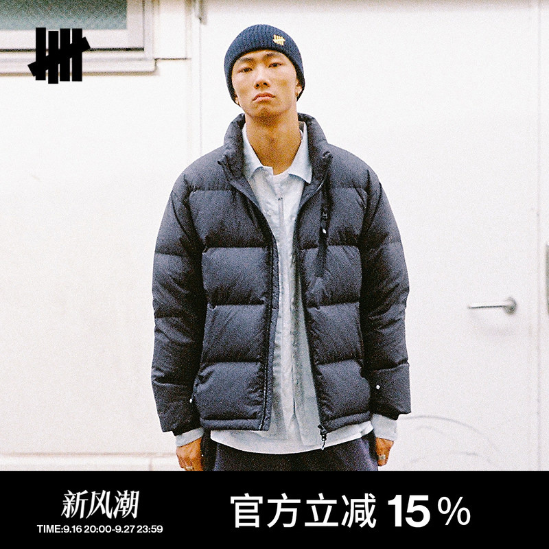 Undefeated Five-Stripe Official Winter Soft Stand-Up Collar Short Thick down Jacket Undefeated Five-Stripe Official Winter Soft Stand-Up Collar Short Thick down Jacket