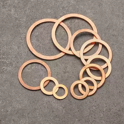 m8m9 enlarged copper gasket, especially small copper gasket, copper gasket, copper gasket, gasket, copper sealing ring port