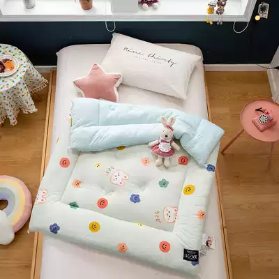 Class A baby quilt autumn and winter thickened kindergarten nap silk quilt children baby warm quilt core 120x150