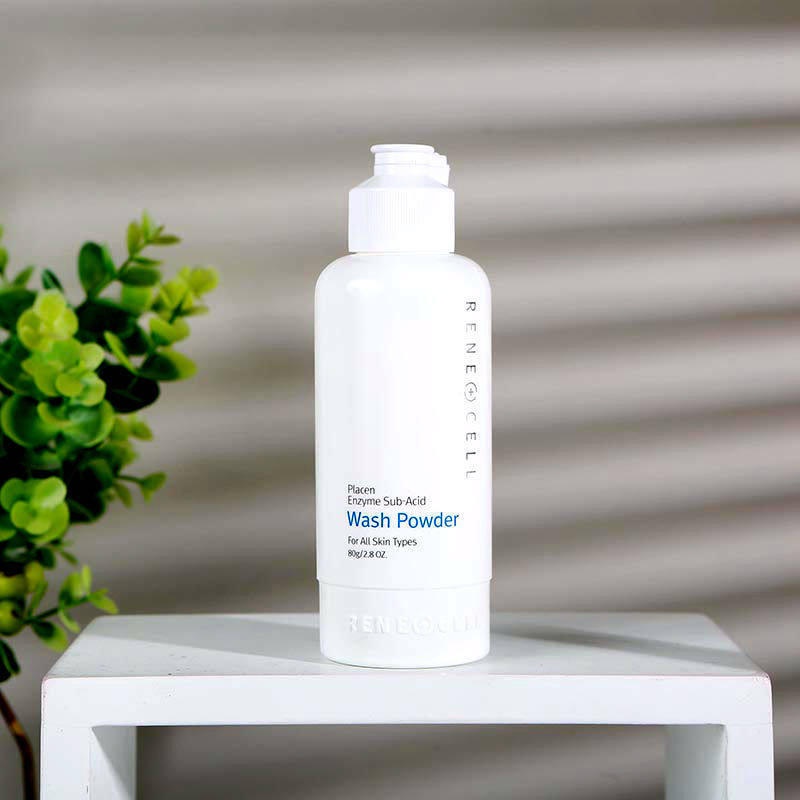 润妮秀 润妮秀洁面粉Rene-cell洗颜粉胎盘酵素洗面粉80g去除黑头新款包邮评价