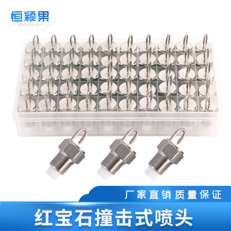 Ruby Bump Needle Spray Head Stainless Steel High Pressure Impact Nozzle Mist artificial atomization Landscape spray cooling dust removal