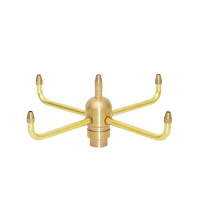 All copper 4 minutes 6 minutes 1 inch rotating nozzle flower orchid garden gardening landscape fountain nozzle square hotel pool courtyard