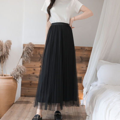 网纱裙女半身裙四季款百褶仙女裙