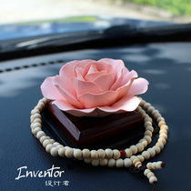 Ceramic Lotus in-car Perfume Seat Personality Upscale Goddess style Creative On-board Incense car mid-swing Ornament Ornament