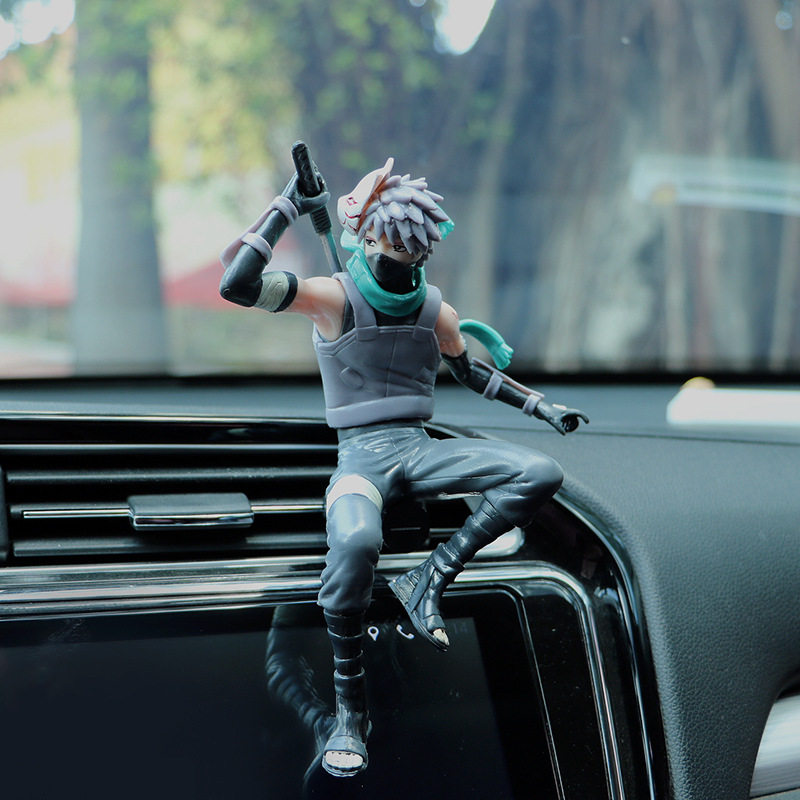 Car central control screen ornaments Naruto anime handsome Anbu Kakashi doll car decoration supplies
