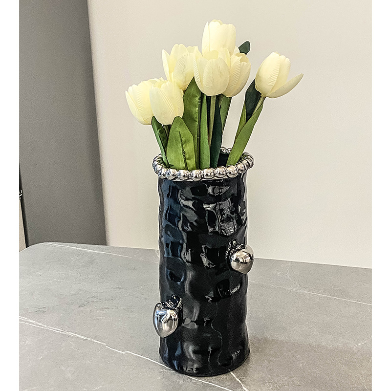 Light Extravaganza WIND VASE CERAMIC ADVANCED SENSATION SMALL CROWDFLOWER INSTRUMENT CREATIVE LIVING ROOM TABLE TABLETOP DECORATIONS HEM-Taobao