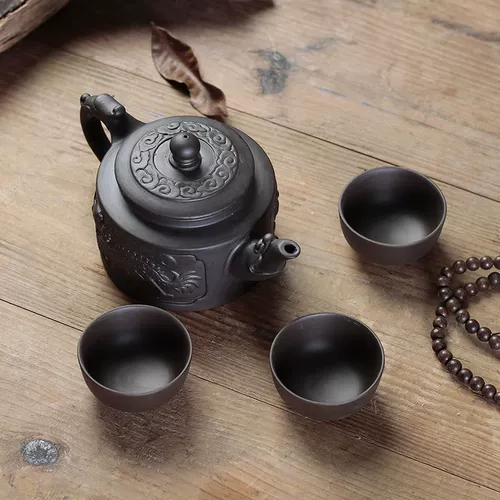 Вместительный и большой заварочный чайник, чайный сервиз для домашнего использования, комплект