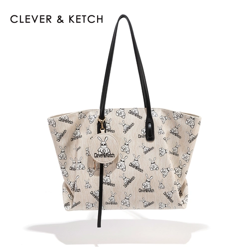 Clever & Ketch Nishe Baggage Женская 2024 Новая коммутирующая сумка подстрика с большой сумочки.
