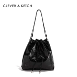 Clever&Ketch женская сумка-ведро большой вместимости, новинка 2025 года, простая и универсальная сумка через плечо на одно и двойное плечо