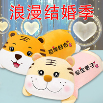 Wedding bed doll pair wedding doll wedding doll wedding room bed decoration wedding gift to send newcomer Xiwa doll