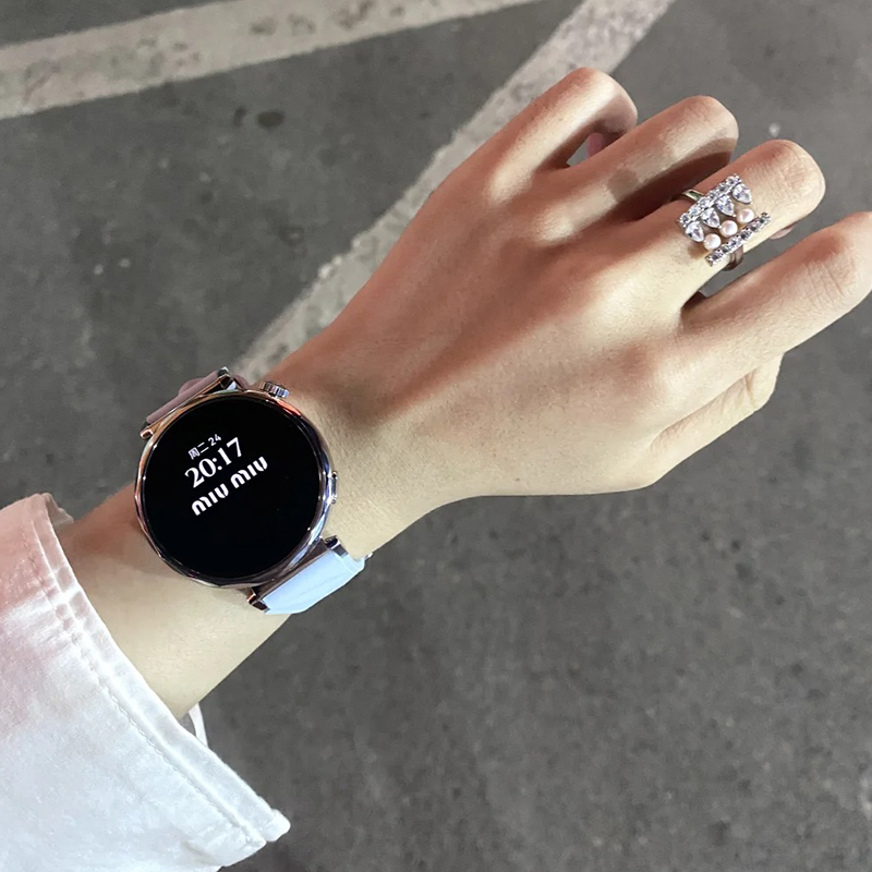 2025 New Model Gt5 Ice Crystal Blue Women's Watch, Genuine Brand-Name Electronic Smart Watch for Students and Public Officials, High-End Feel 2025 New Model Gt5 Ice Crystal Blue Women's Watch, Genuine Brand-Name Electronic Smart Watch for Students and Public Officials, High-End Feel