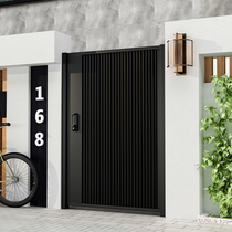 Stainless Steel Yard Gate Villa Gate Double Open Doors Countryside Outdoor Patio Doors Aluminum Alloy Single Door Customize