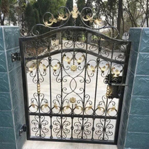 Iron Art Courtyard Door European-style Outdoor Villa Gate Entrance Double Open Door Rural Fence Door Entrance Door-to-door Custom