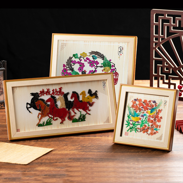 Xi'an Specialty Tourism Crafts Shadow Play Decoration Chinese Characteristics Gift for Foreigners Small Gift Shaanxi Shadow Play