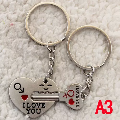 Креативный брелок для влюбленных, подвеска, гаджет, простой и элегантный дизайн, подарок на день рождения